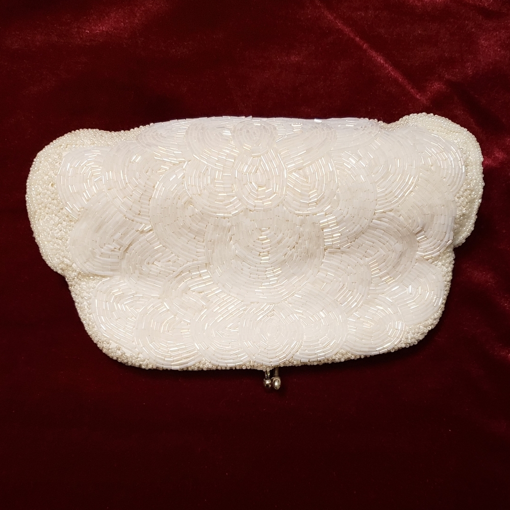 Antique Beaded Bag - Picture 2 of 5